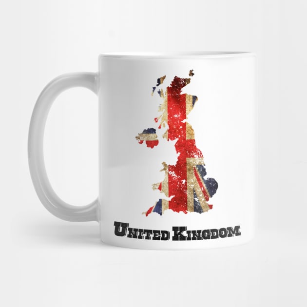 Vintage United Kingdom Flag by ElevenGraphics